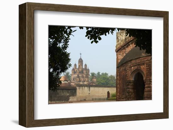 Kalna Temple Complex, Kaha, West Bengal, India, Asia-Bruno Morandi-Framed Photographic Print