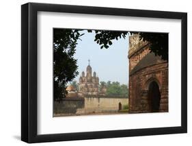 Kalna Temple Complex, Kaha, West Bengal, India, Asia-Bruno Morandi-Framed Photographic Print