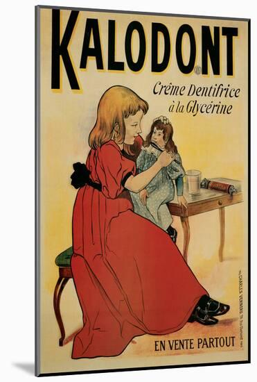 Kalodont, Creme Dentifrice a la Glycerine-null-Mounted Art Print