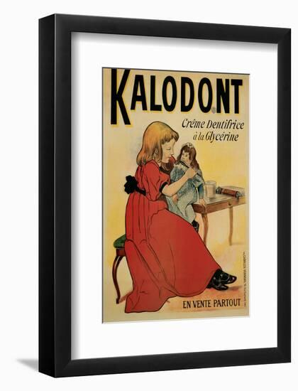 Kalodont, Creme Dentifrice a la Glycerine-null-Framed Art Print