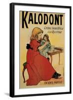 Kalodont, Creme Dentifrice a la Glycerine-null-Framed Art Print