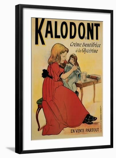 Kalodont, Creme Dentifrice a la Glycerine-null-Framed Art Print