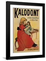 Kalodont, Creme Dentifrice a la Glycerine-null-Framed Art Print