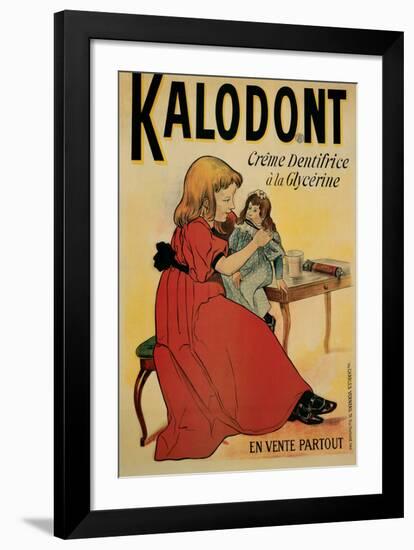 Kalodont, Creme Dentifrice a la Glycerine-null-Framed Art Print