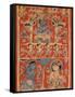 Kalpasutra (Book of Sacred Precepts)-null-Framed Stretched Canvas