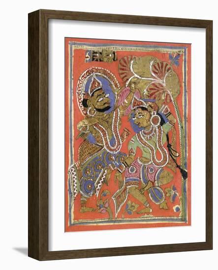 Kalpasutra (Book of Sacred Precepts)-null-Framed Art Print