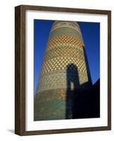 Kalta Minaret, Mohammed Amin Khan Meant This to Be the Tallest Building in Muslim World, Uzbekistan-Antonia Tozer-Framed Photographic Print