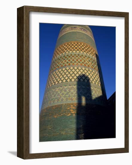 Kalta Minaret, Mohammed Amin Khan Meant This to Be the Tallest Building in Muslim World, Uzbekistan-Antonia Tozer-Framed Photographic Print