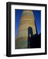 Kalta Minaret, Mohammed Amin Khan Meant This to Be the Tallest Building in Muslim World, Uzbekistan-Antonia Tozer-Framed Photographic Print