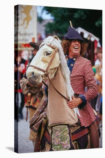 Kaltenberg Knight Tournament, Kaltenberg, Upper Bavaria, Bavaria, Germany-null-Stretched Canvas