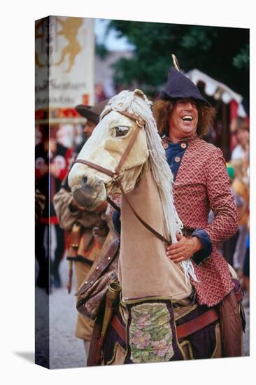 Kaltenberg Knight Tournament, Kaltenberg, Upper Bavaria, Bavaria, Germany-null-Stretched Canvas