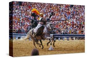 Kaltenberg Knight Tournament, Kaltenberg, Upper Bavaria, Bavaria, Germany-null-Stretched Canvas