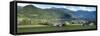 Kaltern Lake, Italy, Wine Country Panorama-Sheila Haddad-Framed Stretched Canvas