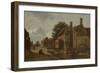 Kalvermarkt, the Hague, Jean Francois Valois-Jean Francois Valois-Framed Art Print