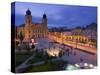 Kalvin Ter Square, Debrecen, Eastern Plain, Hungary-Walter Bibikow-Stretched Canvas