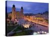 Kalvin Ter Square, Debrecen, Eastern Plain, Hungary-Walter Bibikow-Stretched Canvas