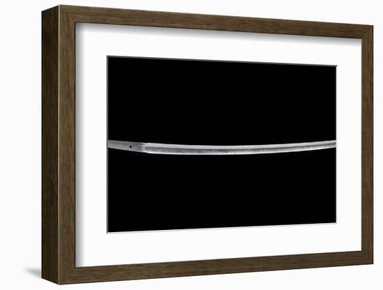 Kamakura Period Ceremonial Long Sword Blade-null-Framed Photographic Print