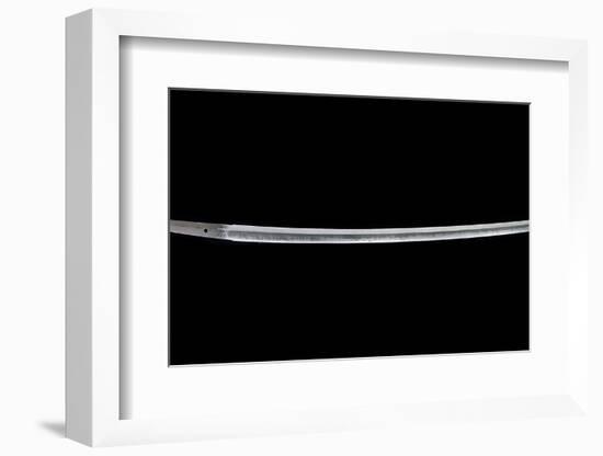 Kamakura Period Ceremonial Long Sword Blade-null-Framed Photographic Print