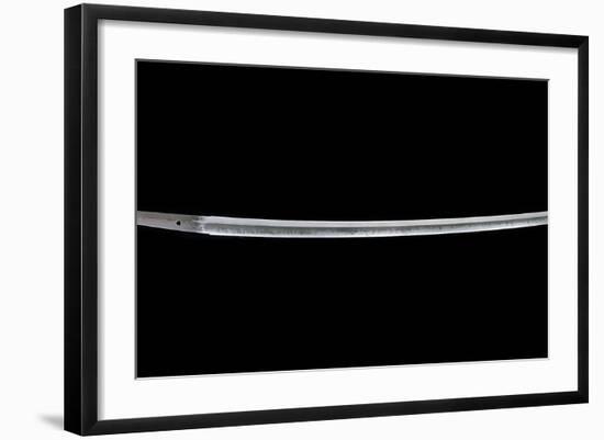 Kamakura Period Ceremonial Long Sword Blade-null-Framed Photographic Print