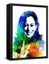 Kamala Harris Watercolor-Olivia Morgan-Framed Stretched Canvas