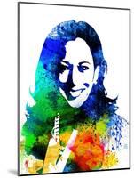 Kamala Harris Watercolor-Olivia Morgan-Mounted Art Print