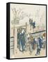 Kamata, 1833-Toyota Hokkei-Framed Stretched Canvas