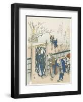 Kamata, 1833-Toyota Hokkei-Framed Giclee Print