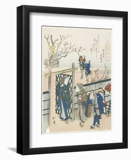 Kamata, 1833-Toyota Hokkei-Framed Giclee Print