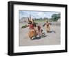 Kamayura Indians Dancing the Fish Dance, Xingu, Brazil, South America-Robin Hanbury-tenison-Framed Photographic Print