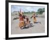 Kamayura Indians Dancing the Fish Dance, Xingu, Brazil, South America-Robin Hanbury-tenison-Framed Photographic Print