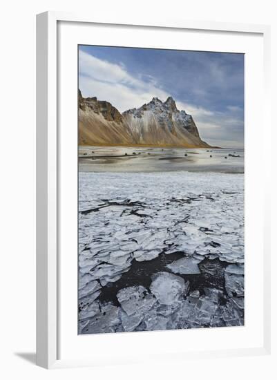 Kambhorn (Mountain), Stokksnes (Headland), Hornsvik (Lake), East Iceland, Iceland-Rainer Mirau-Framed Photographic Print