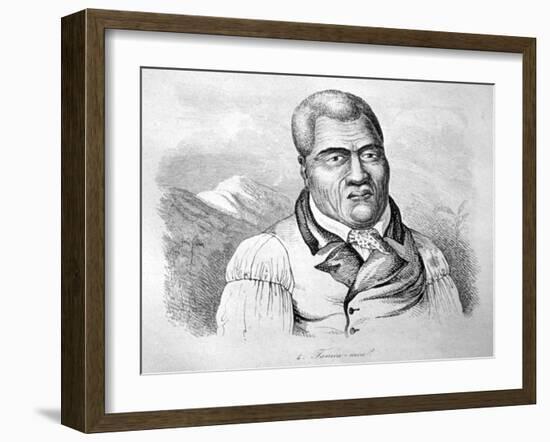 Kamehameha I, C1770-1819-Ludwig Choris-Framed Giclee Print