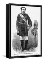 Kamehameha V., King of the Sandwich Islands.-null-Framed Stretched Canvas