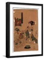 Kameido Tenjin-Utagawa Toyokuni-Framed Giclee Print