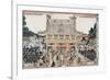 Kameido Tenmangu Shrine, Japanese Wood-Cut Print-Lantern Press-Framed Art Print