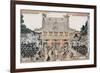 Kameido Tenmangu Shrine, Japanese Wood-Cut Print-Lantern Press-Framed Art Print