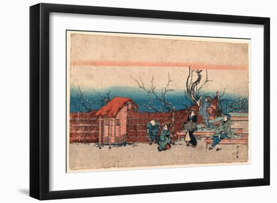 Kameido Umeyashiki-Utagawa Kunitora-Framed Giclee Print