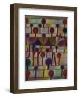 Kamel in Rhythmischer Baumlandschaft, 1920-Paul Klee-Framed Giclee Print