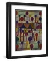 Kamel in Rhythmischer Baumlandschaft, 1920-Paul Klee-Framed Giclee Print