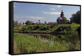 Kamenka River and Church of the Transfiguration, Suzdal, Russia-Kymri Wilt-Framed Stretched Canvas
