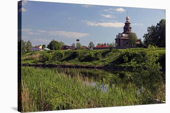 Kamenka River and Church of the Transfiguration, Suzdal, Russia-Kymri Wilt-Stretched Canvas