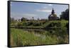 Kamenka River and Church of the Transfiguration, Suzdal, Russia-Kymri Wilt-Framed Stretched Canvas