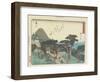 Kameyama, 1837-1844-Utagawa Hiroshige-Framed Giclee Print