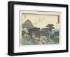 Kameyama, 1837-1844-Utagawa Hiroshige-Framed Giclee Print