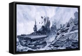 Kamikaze Attacks-Graham Coton-Framed Stretched Canvas