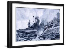 Kamikaze Attacks-Graham Coton-Framed Giclee Print