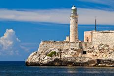 The Famous Fortress and Lighthouse of El Morro in the Entrance of Havana Bay, Cuba-Kamira-Photographic Print