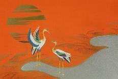 Birds at Sunset on the Lake, 1903-Kamisaka Sekka-Giclee Print