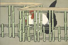 Birds at Sunset on the Lake, 1903-Kamisaka Sekka-Framed Giclee Print