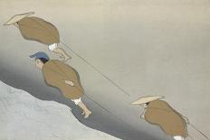 Hikifune, from Momoyo-Gusa (The World of Things) Vol Ii, Pub.1909 (Colour Block Woodcut)-Kamisaka Sekka-Giclee Print